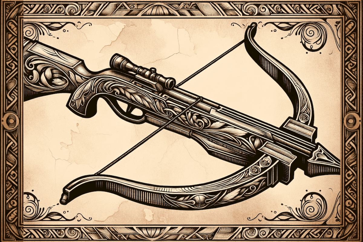Image of a post of history of the crossbow.