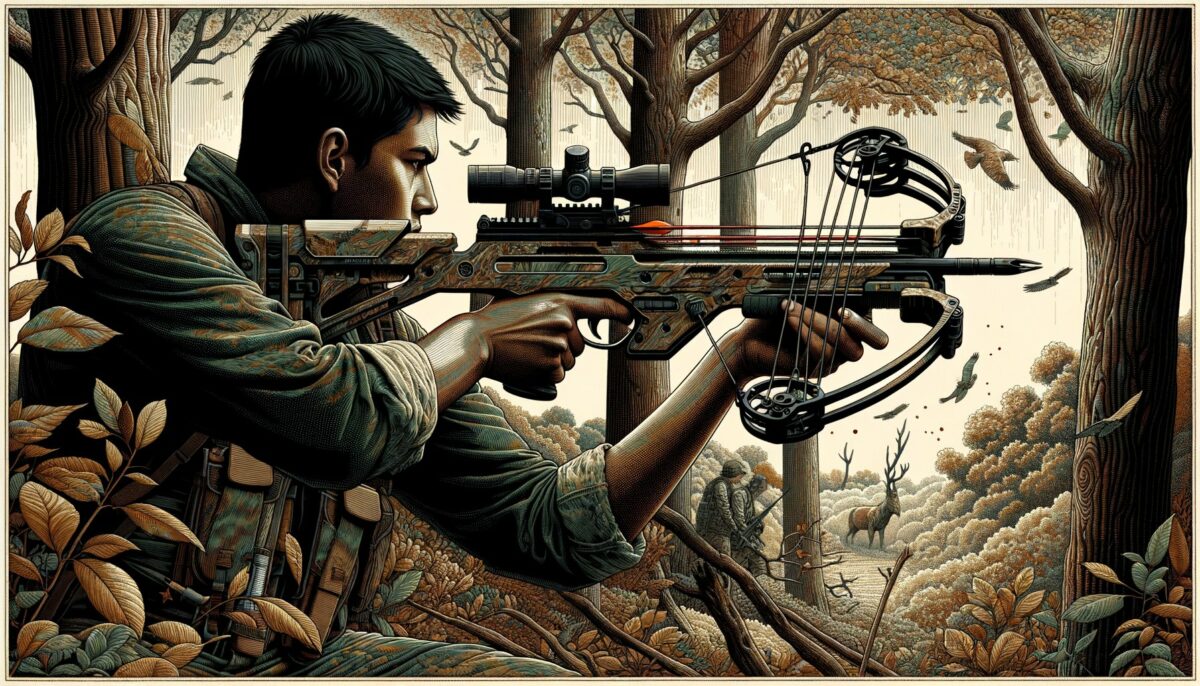 Featured image for a blog post called crossbow hunting for beginners essential guide.